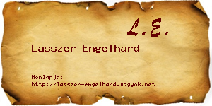 Lasszer Engelhard névjegykártya
